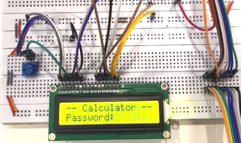 Calculator using TM4C123GH6PM microcontroller