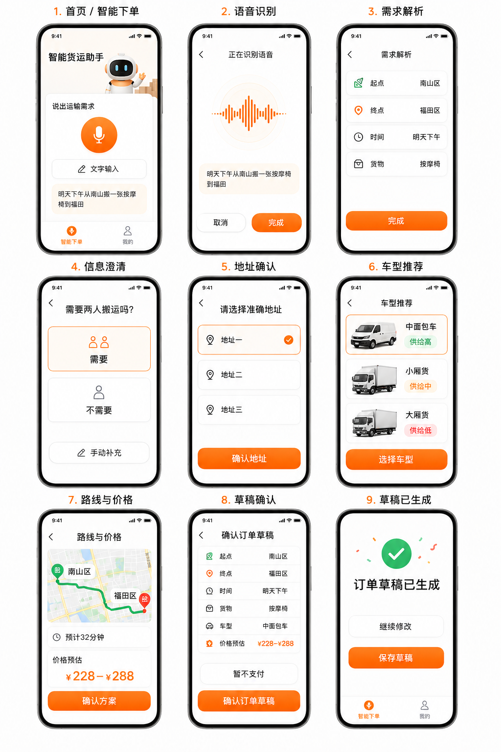 Conversational Freight Ordering Agent