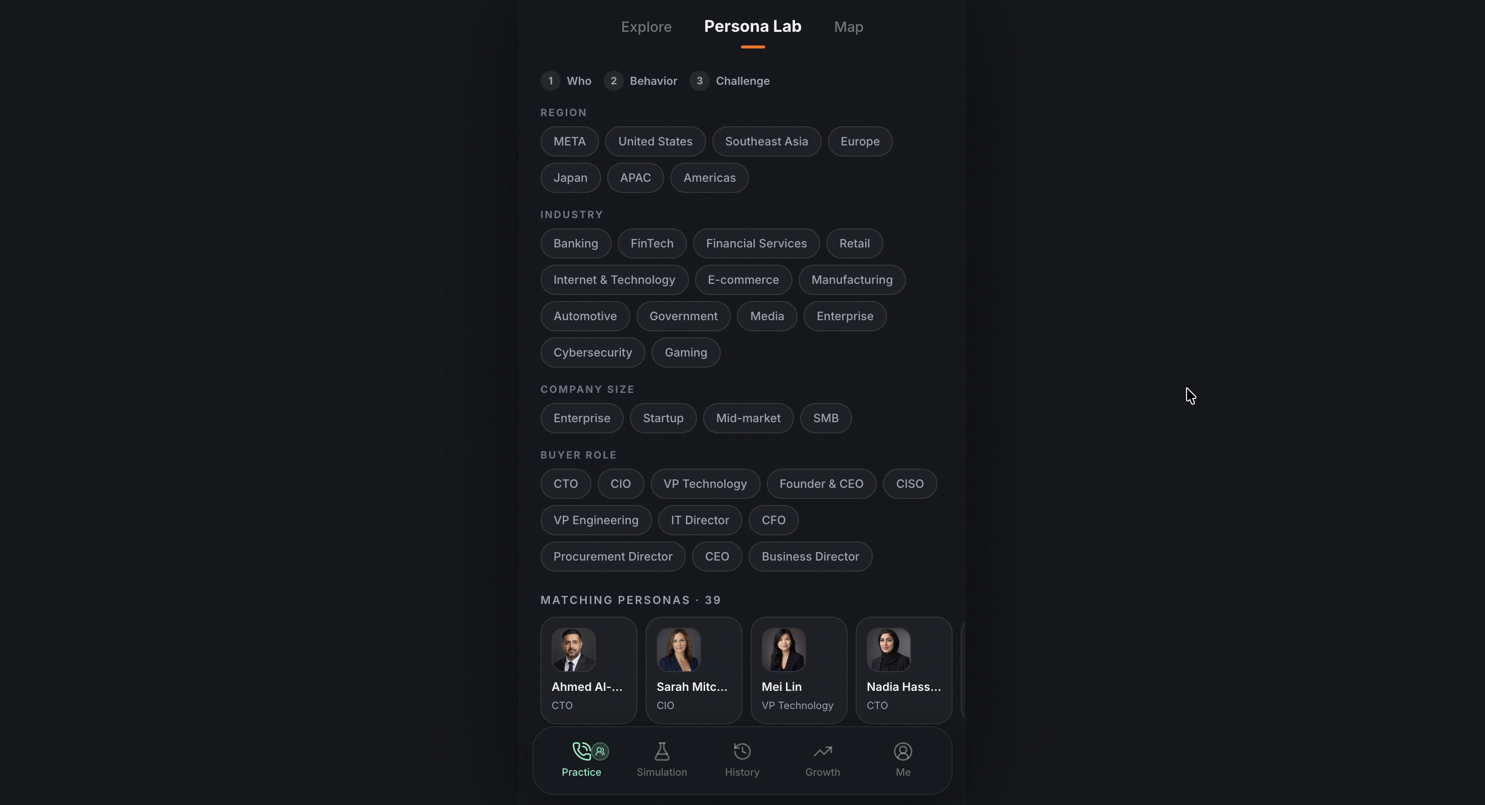 AURA / DealTalk: AI Sales Voice Practice — screenshot 2