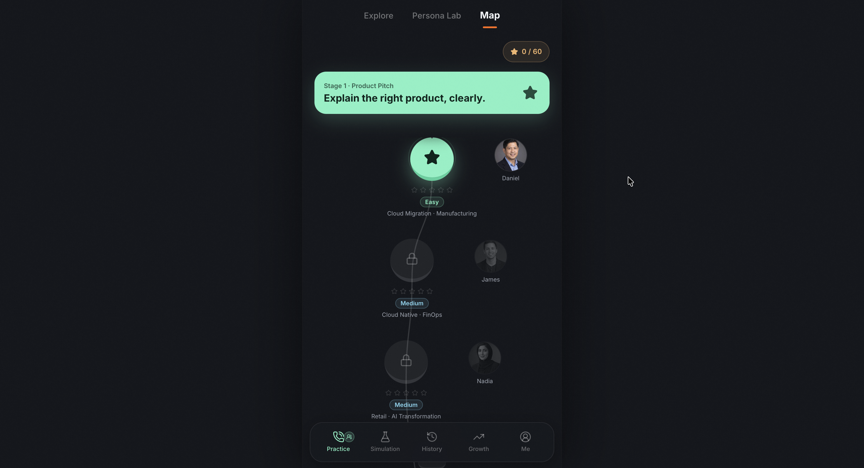 AURA / DealTalk: AI Sales Voice Practice — screenshot 3